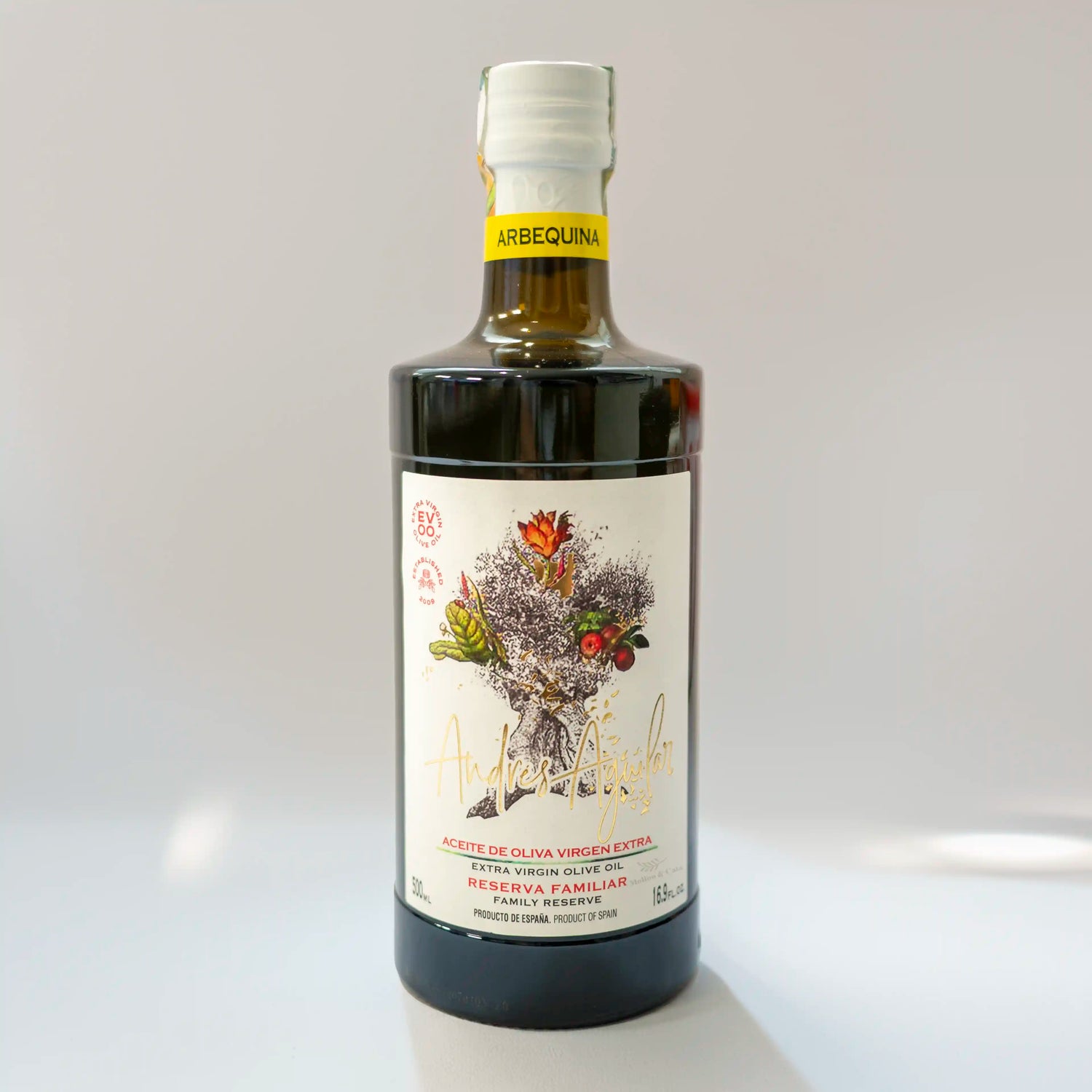 Aceite de Oliva Virgen Extra Andres Aguilar Arbequina de 500ml