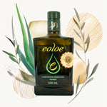 EOLOE Pajarera 500ml con fondo decorativo inspirado en la botella