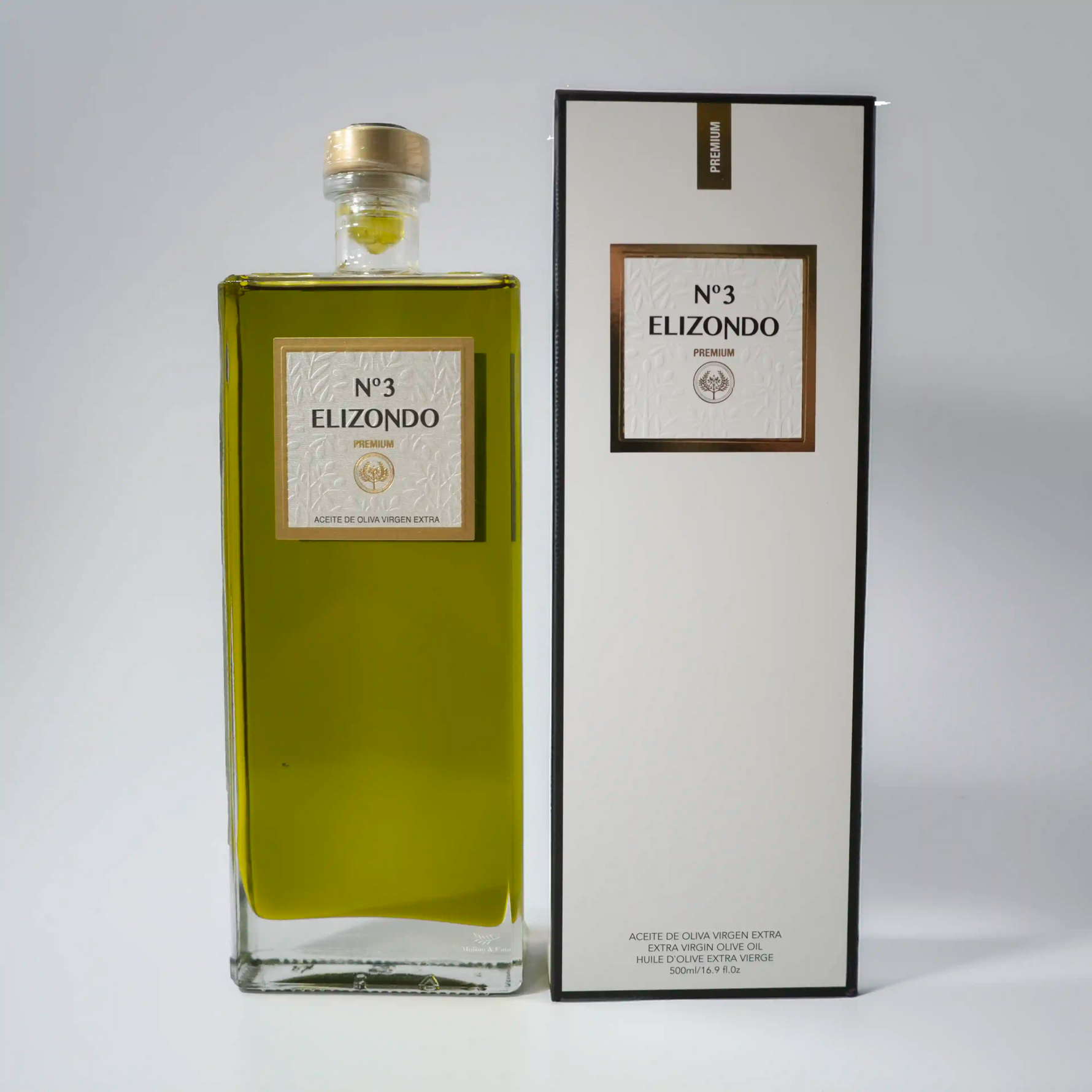 Aceite de Oliva Virgen Extra Elizondo Nº 3 500ml con estuche