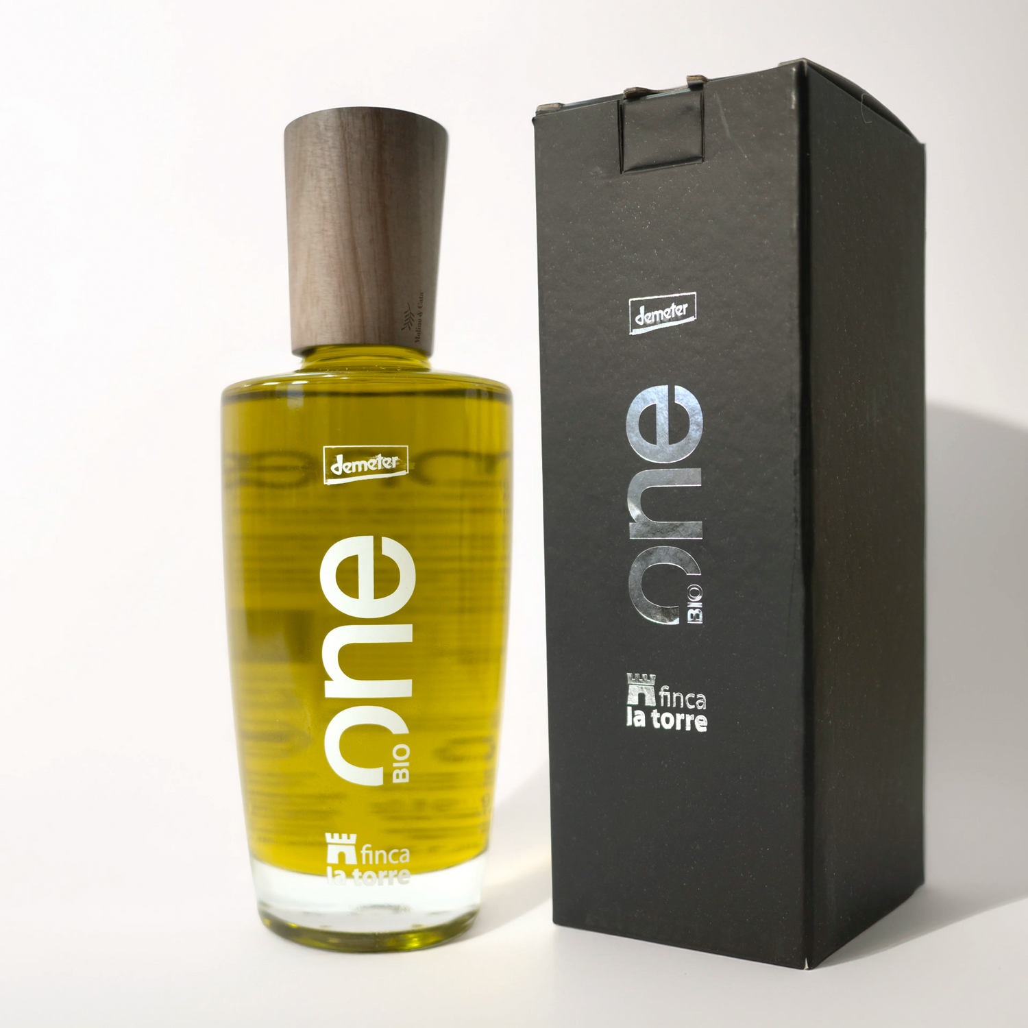 Finca la Torre Hojiblanca ONE Aceites de Oliva Virgen Extra 500ml botella para regalar con estuche