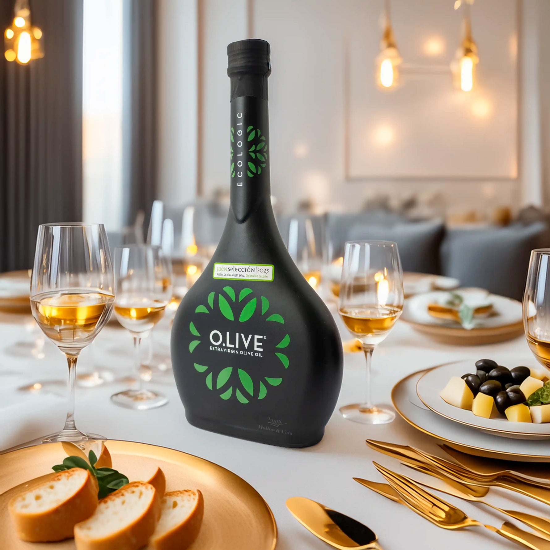 O.LIVE Ecológic 500ml en mesa elegante