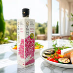 Aceite de Oliva Virgen Extra O-MED Picual 500ml en escena exterior mediterranea