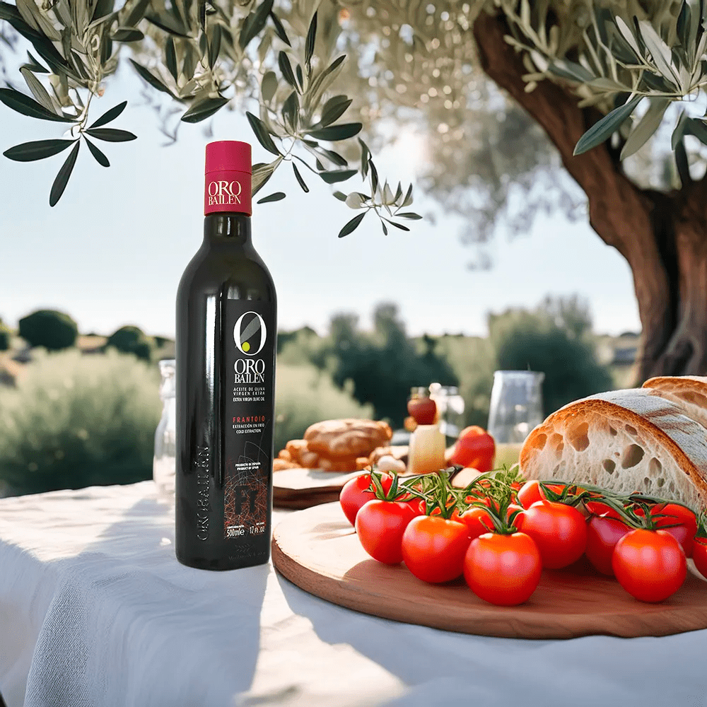 Oro Bailen Frantoio 500ml mesa exterior