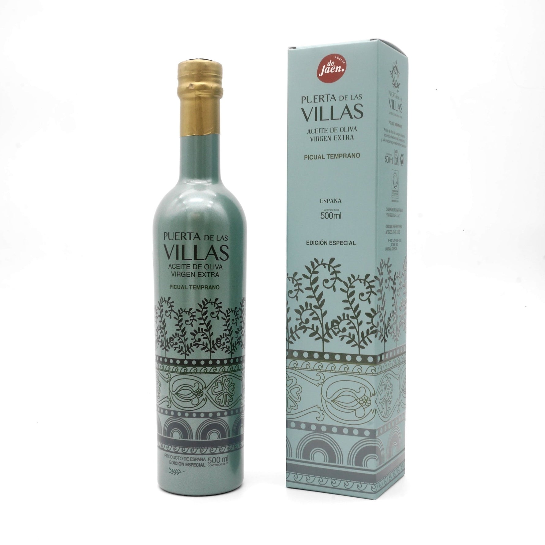 Puerta de las Villas Aceite de Oliva Virgen Extra Picual Temprano Edición Especial 500ml en Molino y Cata