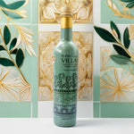 Puerta de las villas picual temprano con fondo artístico