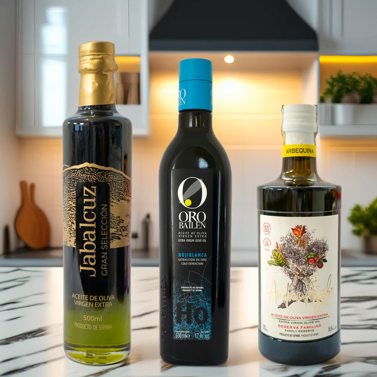 Jabalcuz Gran Seleccion, Oro Bailen Hojiblanca y Arbequina Andres Aguilar