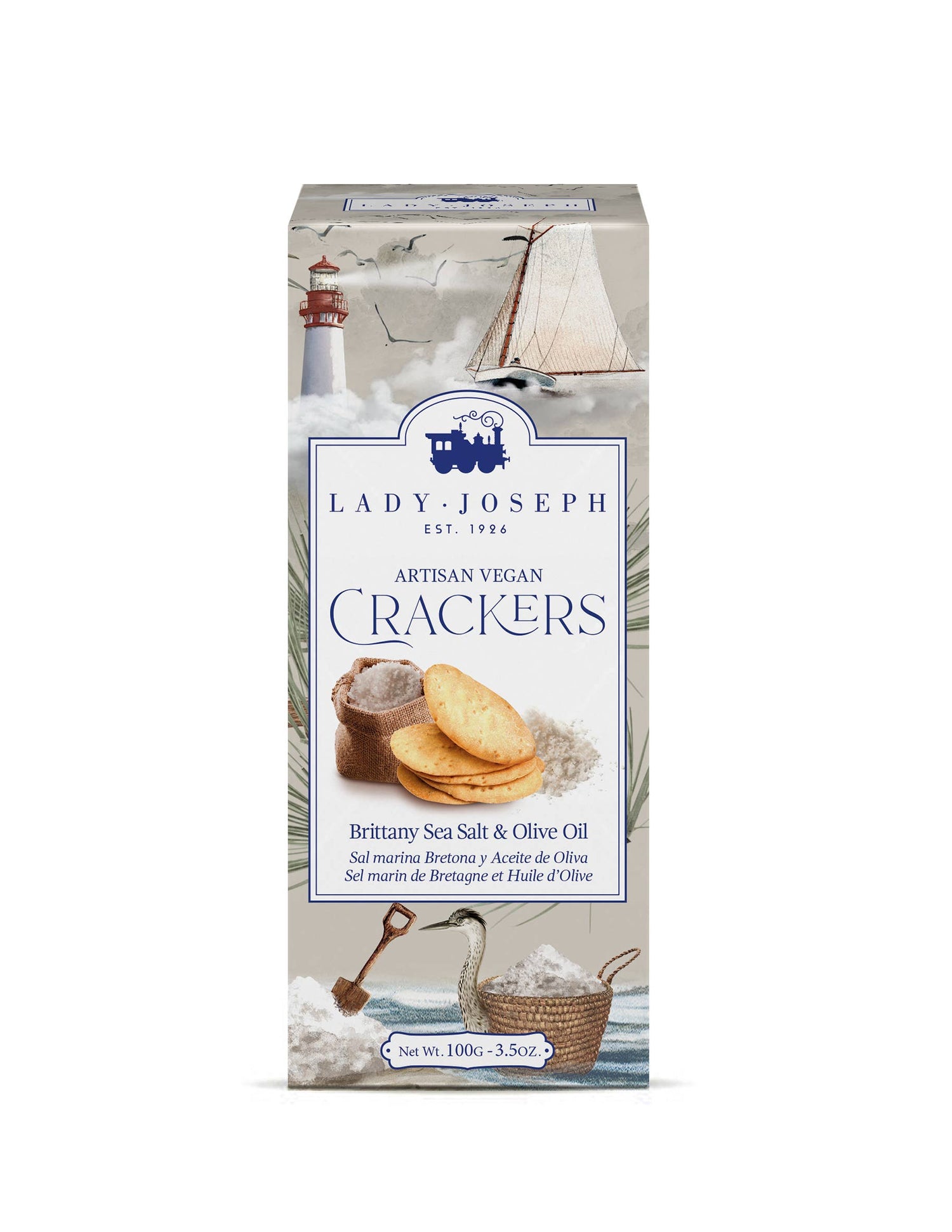 Crackers con Aceite de Oliva y sal bretona