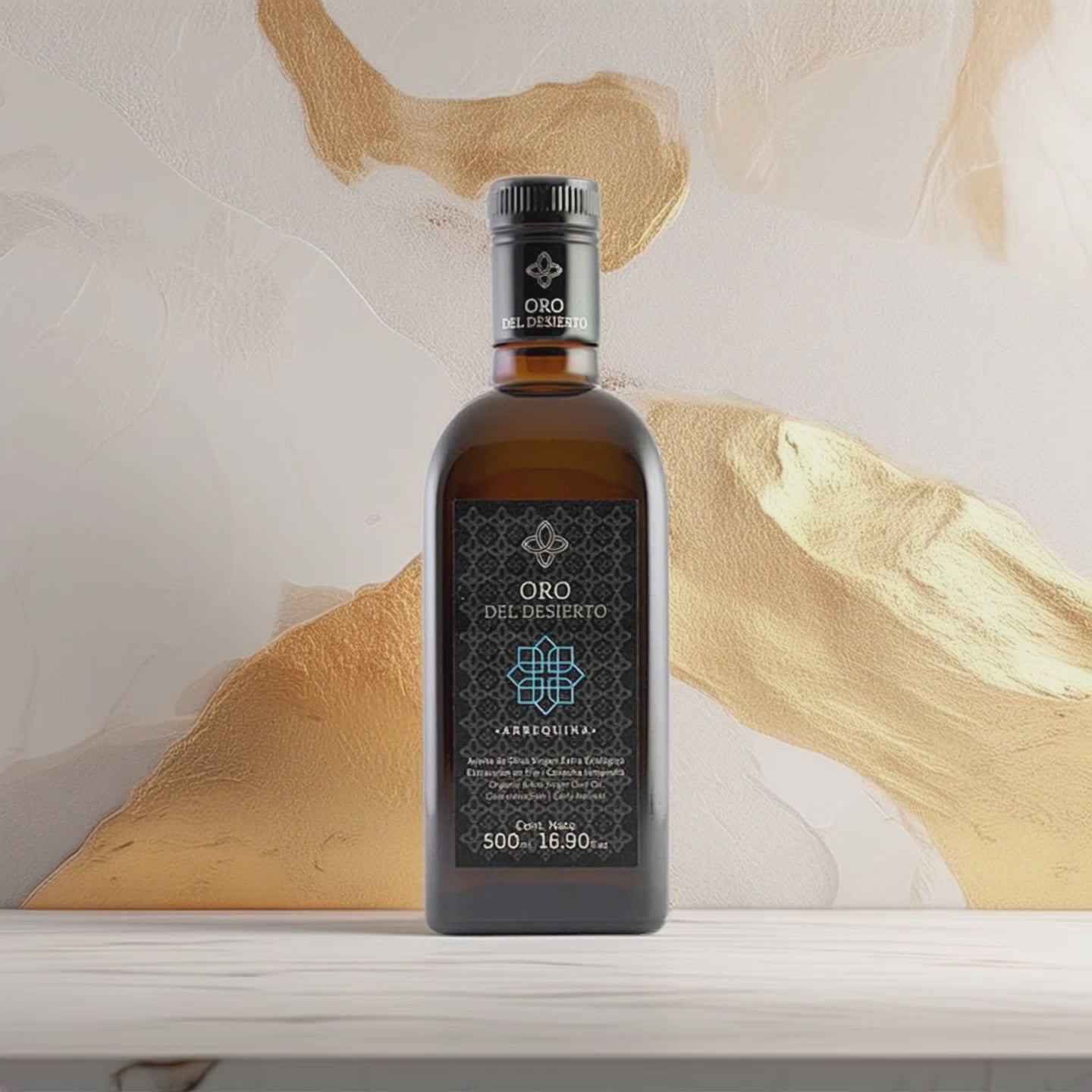Oro del desierto arbequina 500ml short video