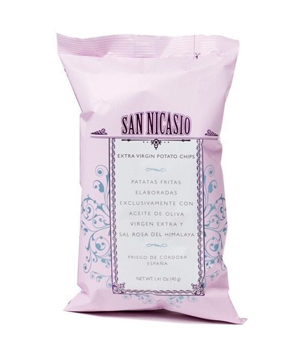 Patatas fritas con aceite de oliva virgen extra y sal rosa del himalaya